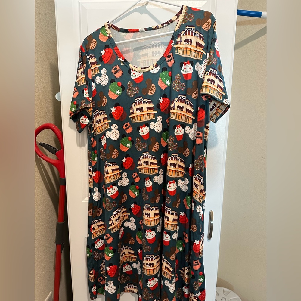 Disney World Mainstreet plus size swing dress.
